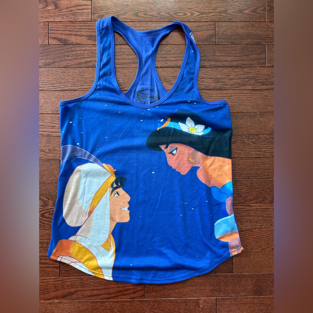 2/$20 VGUC Hot Topic DISNEY Aladdin Tank Top size small
